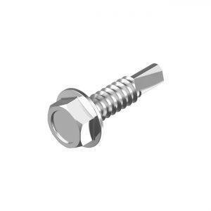 Hatlapfejű önfúró lemezcsavar, rozsdamentes, 4,8 x 25mm