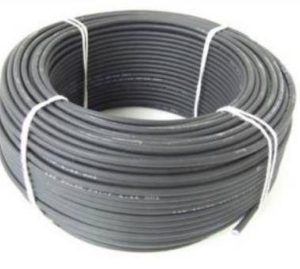 Szolár kábel - fekete, 4mm², 1 méter