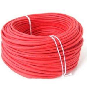 Szolár kábel - piros, 4mm², 1 méter