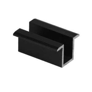 Köztes leszorító elem, fekete (KR2050-F)