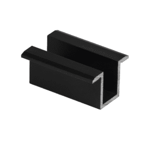 Köztes leszorító elem, fekete (KR2050-F)