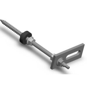 Ászokcsavar + adapter szett, rozsdamentes, M10 x 200mm, előszerelt