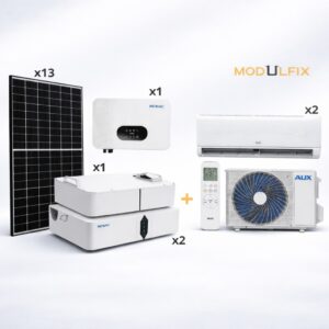 RENAC 5 kW + 10 kWh Komplett Hibrid Napelemes Rendszer (5,85 kWp)