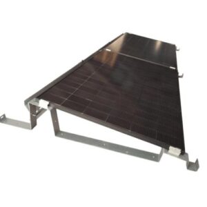 Napelem tartószerkezet lapostetőre, ballasztos, Déli tájolás - ALAPCSOMAG